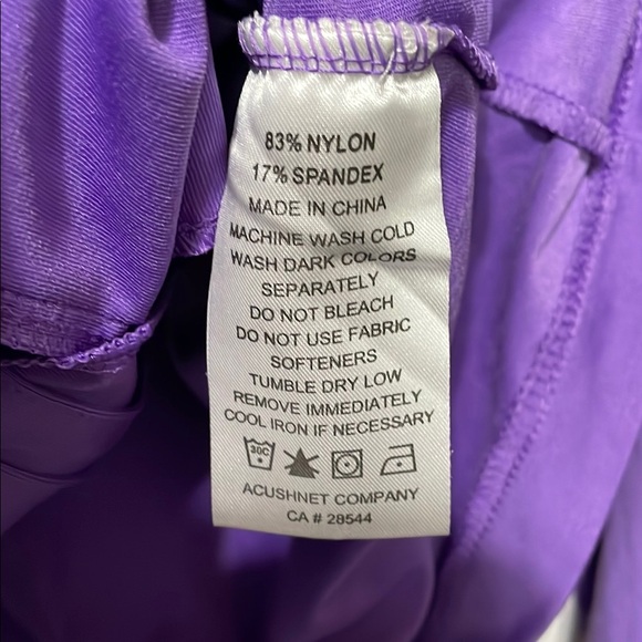 FootJoy Purple Full-Zip Golf Jacket - Picture 4 of 4